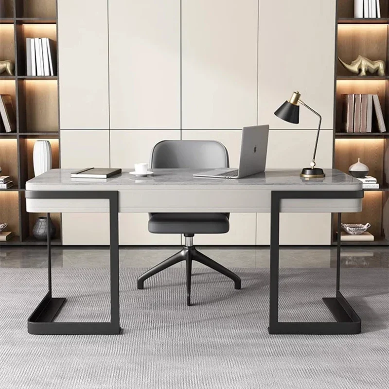 Home Office Trabajo - โต๊ะทำงานไม้สำหรับผู้หญิง โต๊ะทำงานดีไซน์หรูหราทันสมัย โต๊ะคอมพิวเตอร์สำหรับใช้ในบ้าน โต๊ะทำงานสไตล์อิตาลี เฟอร์นิเจอร์สำหรับใช้ในบ้าน