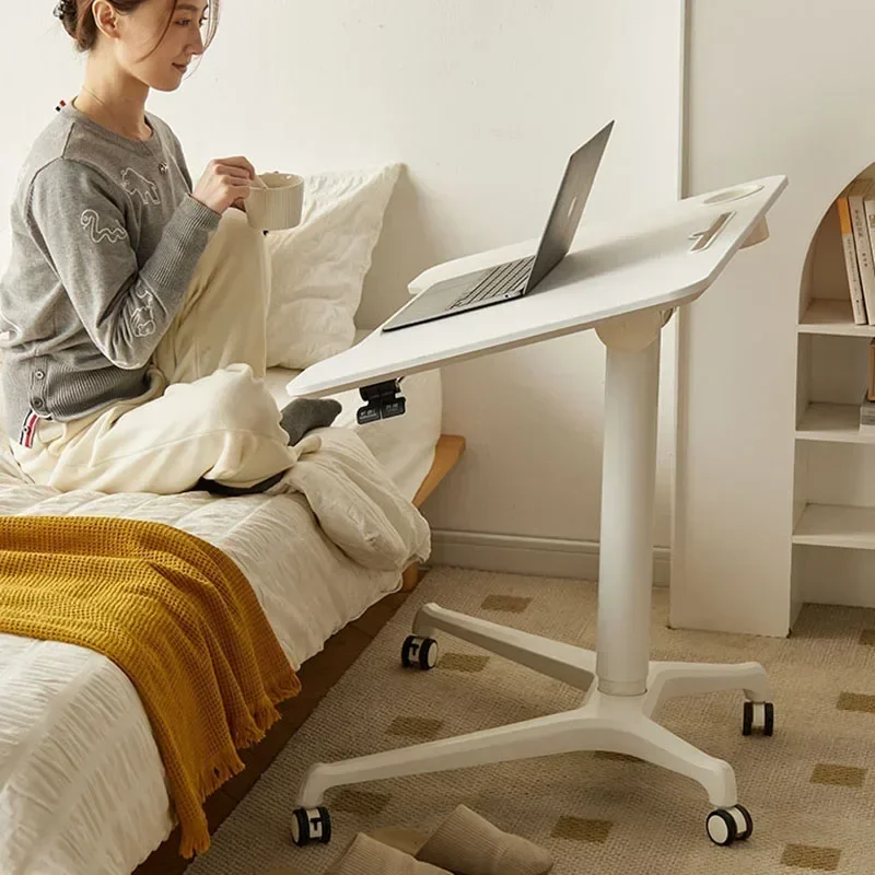 Home Office Trabajo - โต๊ะทำงานยกสูงสำหรับใช้งานที่บ้าน โต๊ะทำงานแบบมินิมอล โต๊ะยกสูงสำหรับทำงาน โต๊ะวางหนังสือ โต๊ะอ่านหนังสือ โต๊ะทำงาน