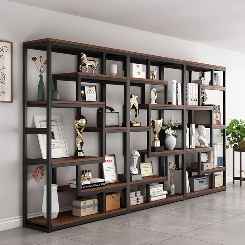 Home Office Interior Design - ชั้นวางนิตยสารสำนักงาน ชั้นวางของ Estanteria เฟอร์นิเจอร์ดีไซน์เฉพาะบ้าน ตู้เก็บของ ชั้นวางหนังสือแบบเปิดโล่ง