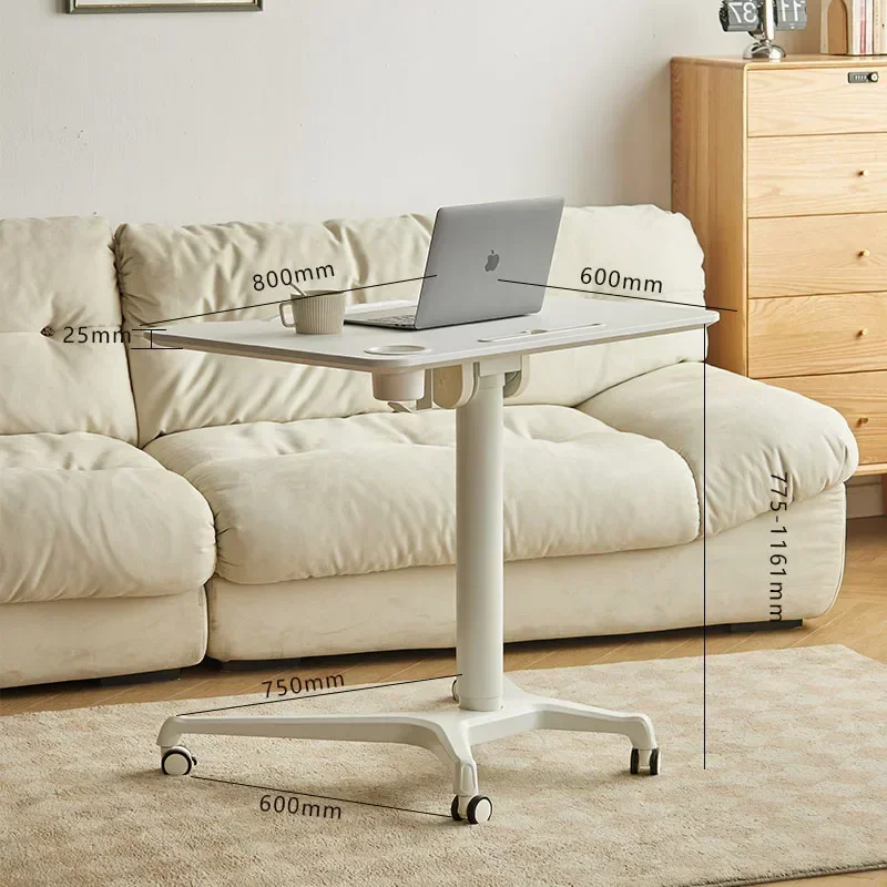Home Office Trabajo - โต๊ะทำงานยกสูงแบบมินิมอลสำหรับใช้ในบ้าน สำนักงาน หรือโรงแรม เหมาะสำหรับวางแล็ปท็อป อ่านหนังสือ และทำงาน