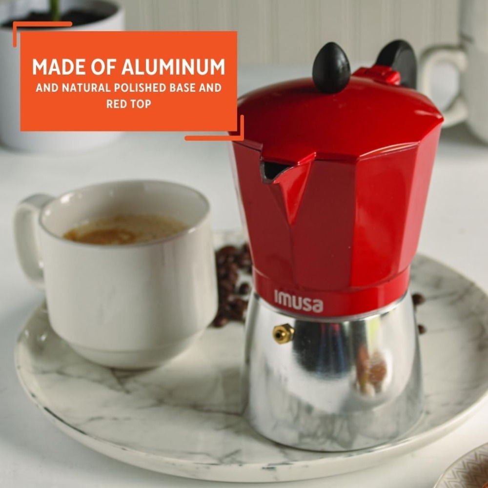 Home Office Moka - เครื่องชงกาแฟเอสเพรสโซแบบตั้งเตา 3 ถ้วย หม้อโมก้าพอตอะลูมิเนียม สำหรับเตาแก๊ส เตาไฟฟ้า