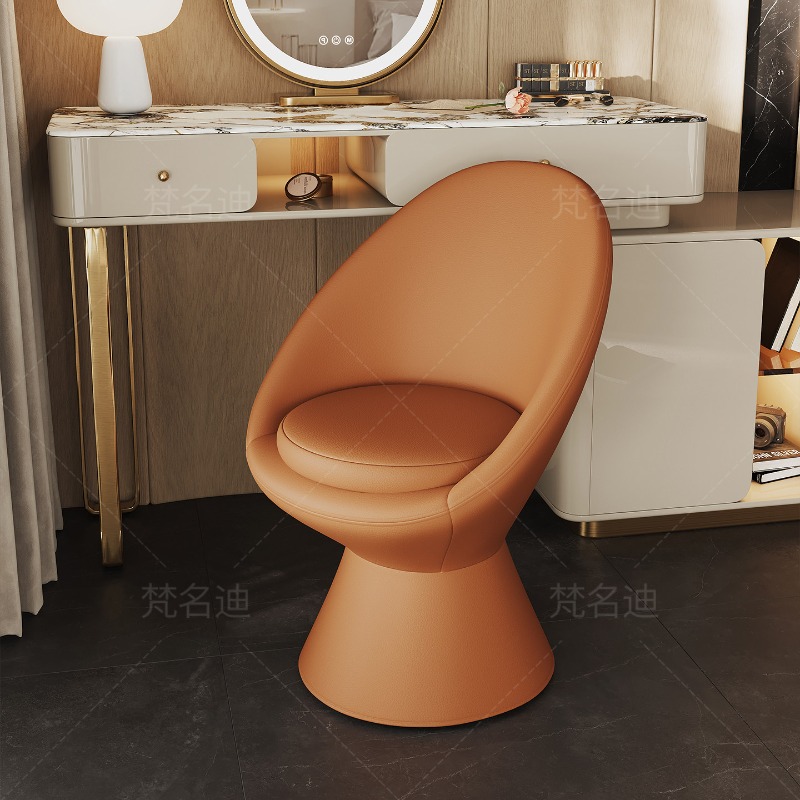 Home Office Interior Design - เก้าอี้แต่งตัวในห้องนอน สำนักงาน ห้องนั่งเล่น เก้าอี้หมุนได้ สไตล์นอร์ดิก เฟอร์นิเจอร์ตกแต่งภายในบ้าน