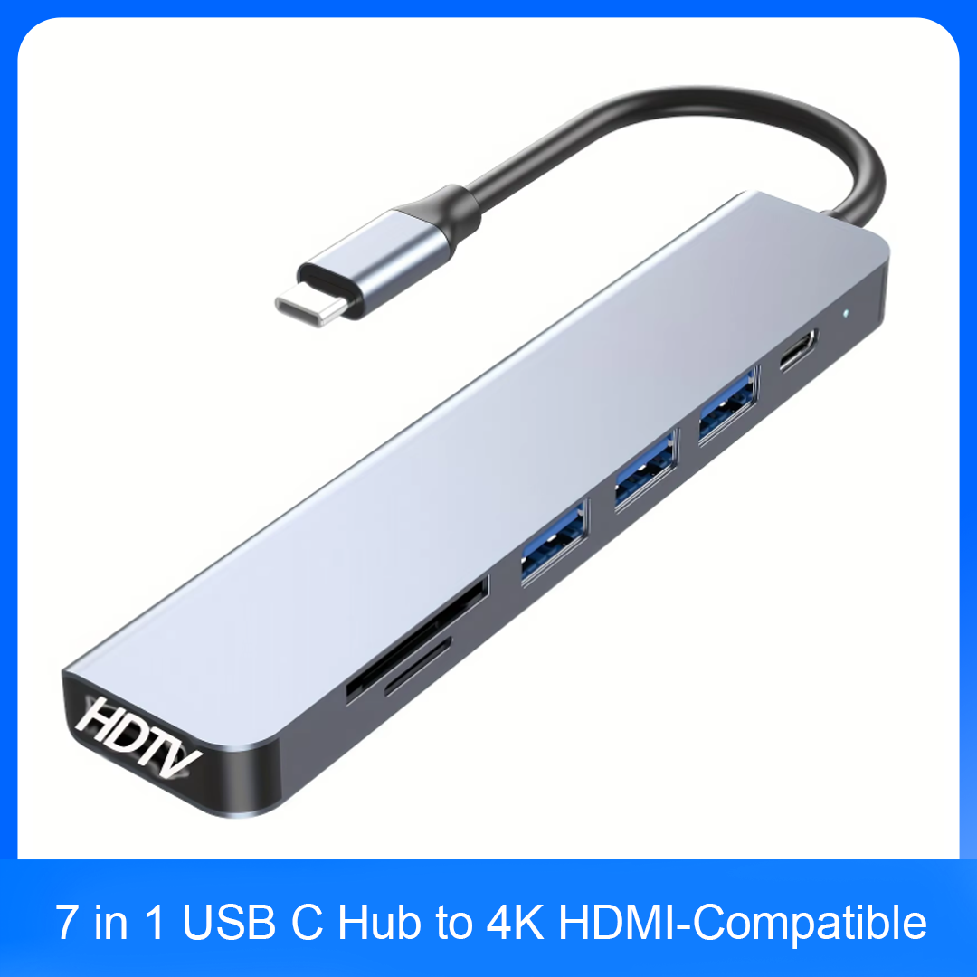 Home Office For Mac - ฮับ USB C 7 in 1