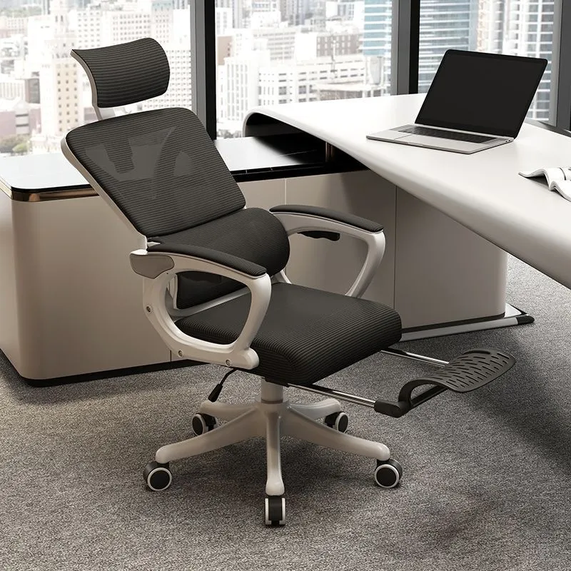 Home Office Desk - เก้าอี้สำนักงานเพื่อสุขภาพสำหรับใช้งานคอมพิวเตอร์ที่บ้าน นั่งสบาย รองรับการนั่งนาน เหมาะสำหรับนักเรียน นักศึกษา ปรับเอนได้
