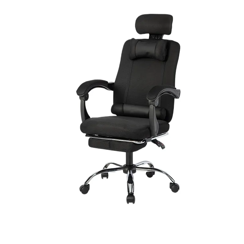 Home Office Desk - เก้าอี้สำนักงานตามหลักสรีรศาสตร์พร้อมพนักพิงตาข่ายสำหรับเล่นเกมคอมพิวเตอร์และใช้ในบ้าน เก้าอี้หมุนปรับระดับความสูงได้