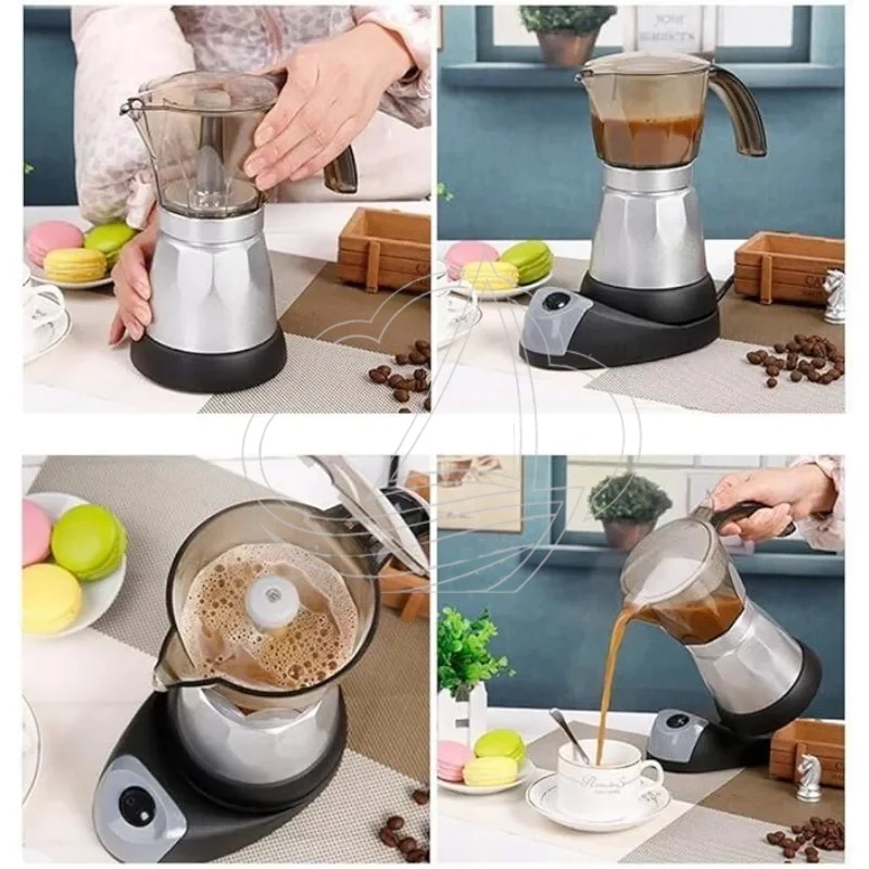 เครื่องชงกาแฟมอคค่าไฟฟ้าแบบถอด - Home Office Moka บทวิจารณ์และราคา