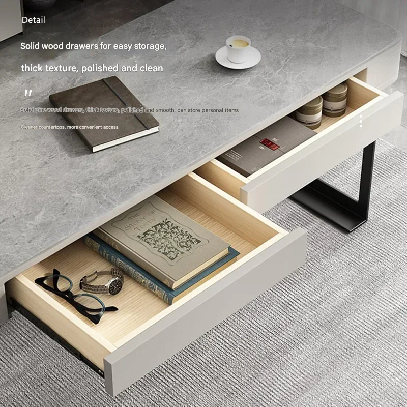 โต๊ะทำงานไม้สำหรับผู้หญิง โต๊ะ - Home Office Trabajo บทวิจารณ์และราคา