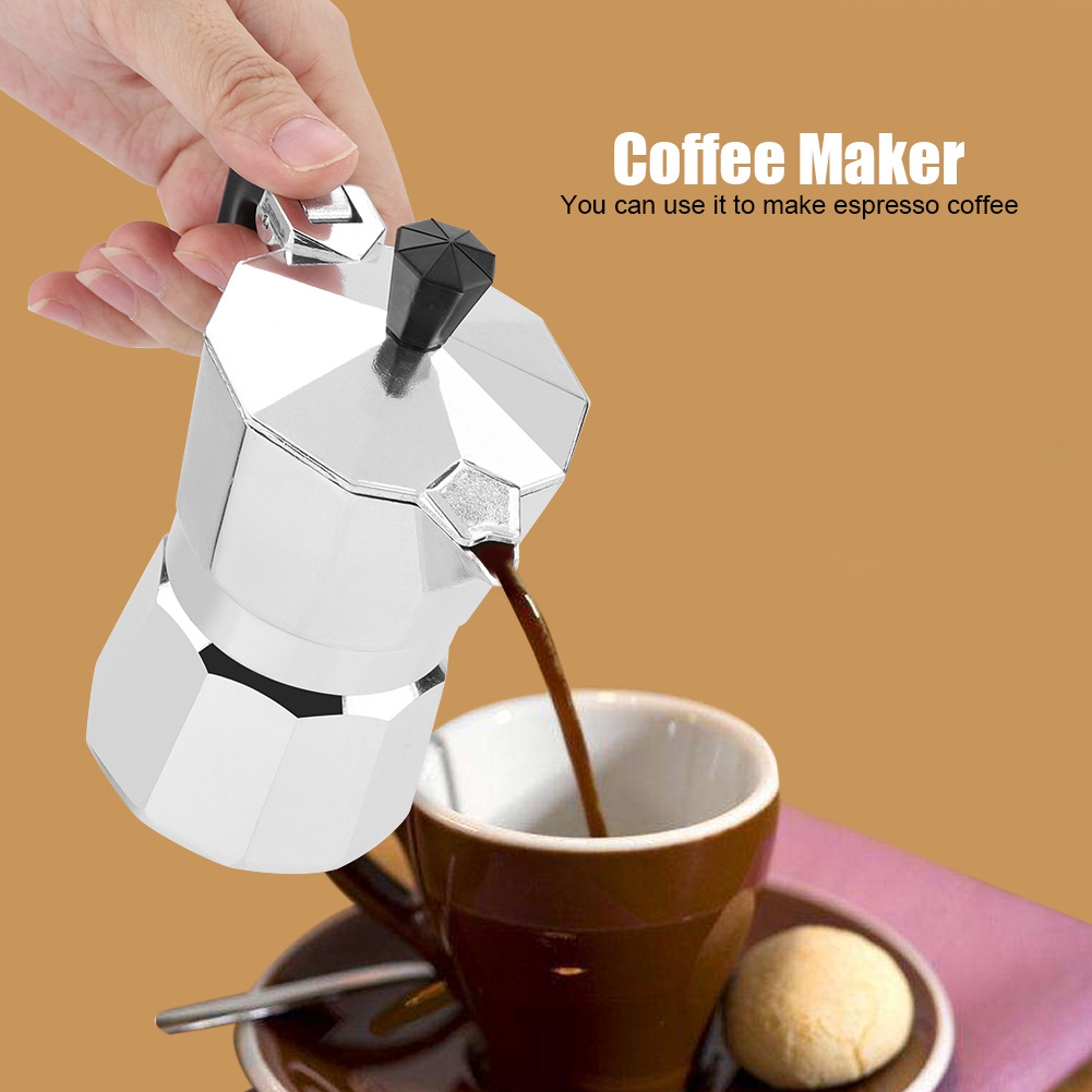 50มล. 1ถ้วยอลูมิเนียมอิตาลีประ - Home Office Moka บทวิจารณ์และราคา