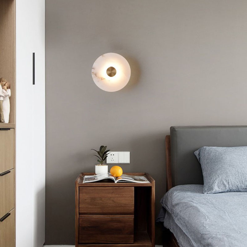 โคมไฟติดผนัง LED หินธรรมชาติ ส - Home Office Background บทวิจารณ์และราคา