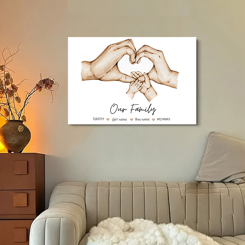 ภาพพิมพ์บนผ้าแคนวาสลายมือครอบค - Home Office Photos บทวิจารณ์และราคา