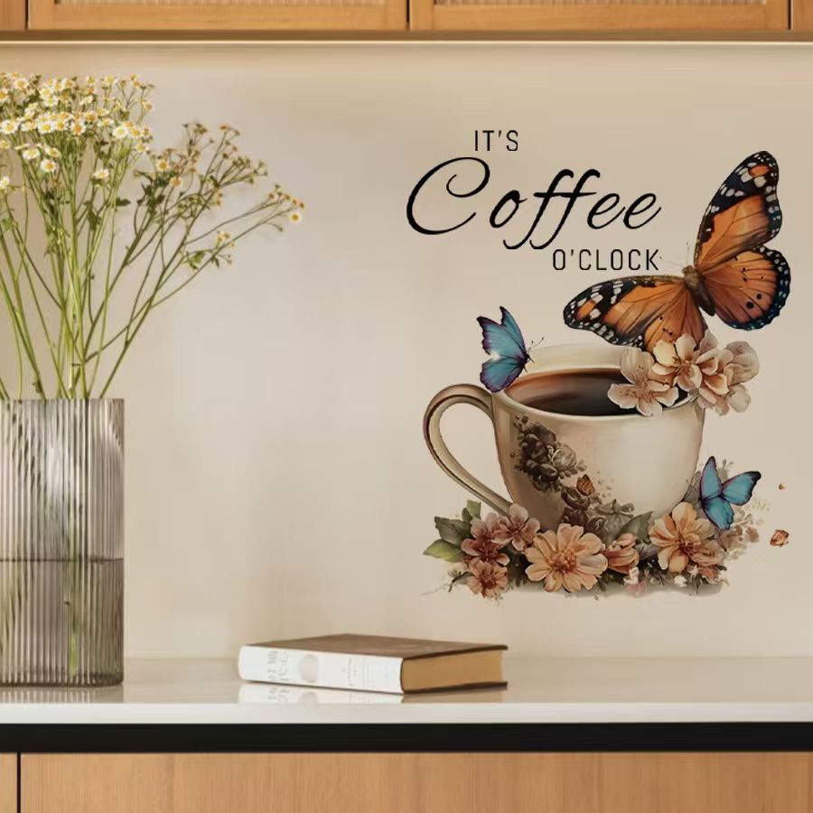 IT's Coffee O'Clock สติกเกอร์  - Home Office Background บทวิจารณ์และราคา