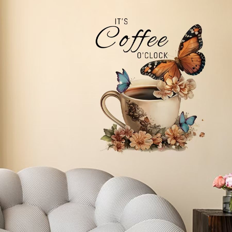 IT's Coffee O'Clock สติกเกอร์  - Home Office Background บทวิจารณ์และราคา