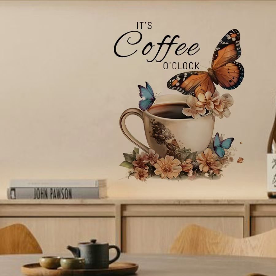 IT's Coffee O'Clock สติกเกอร์  - Home Office Background บทวิจารณ์และราคา