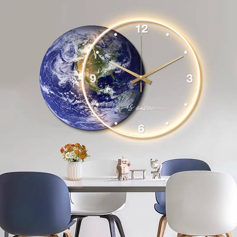 นาฬิกาแขวนผนังวินเทจสุดหรู สไต - Home Office Interior Design บทวิจารณ์และราคา