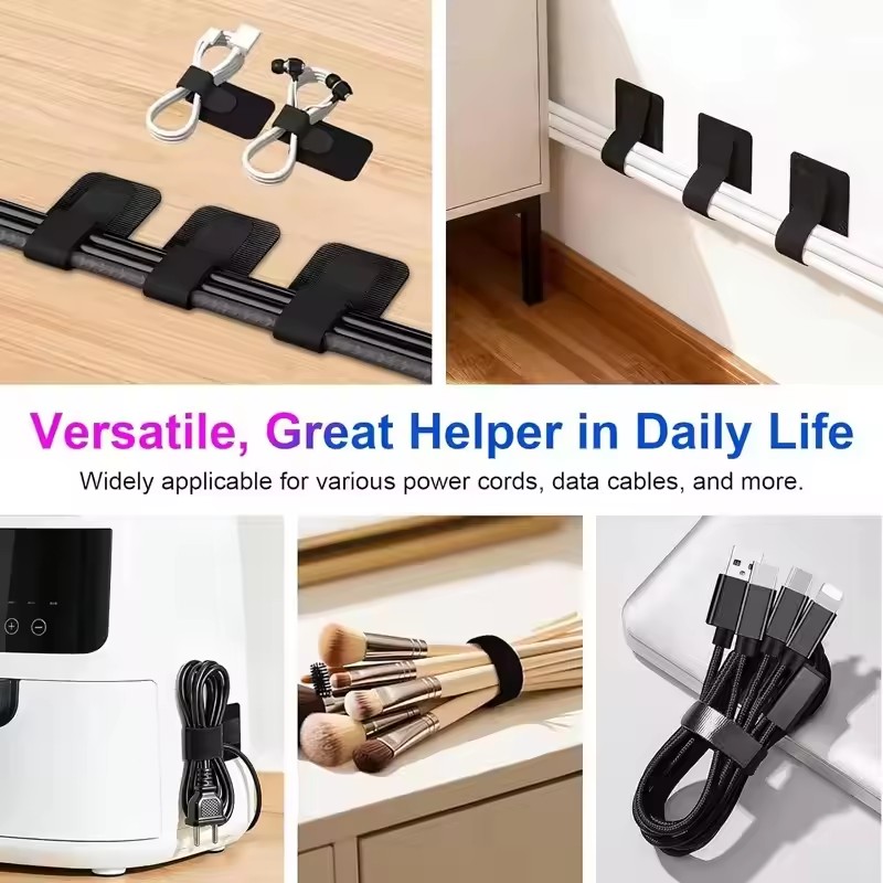 สายรัดเคเบิลแบบมีกาวในตัว 4/20 - Home Office Desk บทวิจารณ์และราคา
