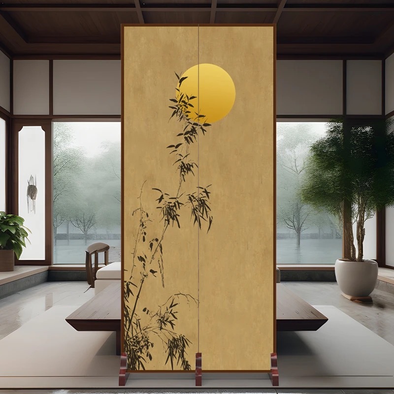 ฉากกั้นห้องแบบจีนใหม่ สำหรับห้ - Home Office Background บทวิจารณ์และราคา