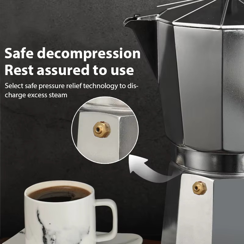 กาต้มกาแฟอะลูมิเนียมแบบลาเต้เพ - Home Office Moka บทวิจารณ์และราคา