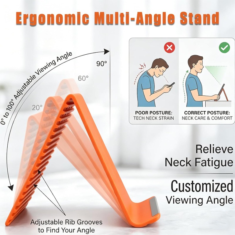 ที่วางโทรศัพท์ซิลิโคนแบบพับได้ - Home Office Desk บทวิจารณ์และราคา