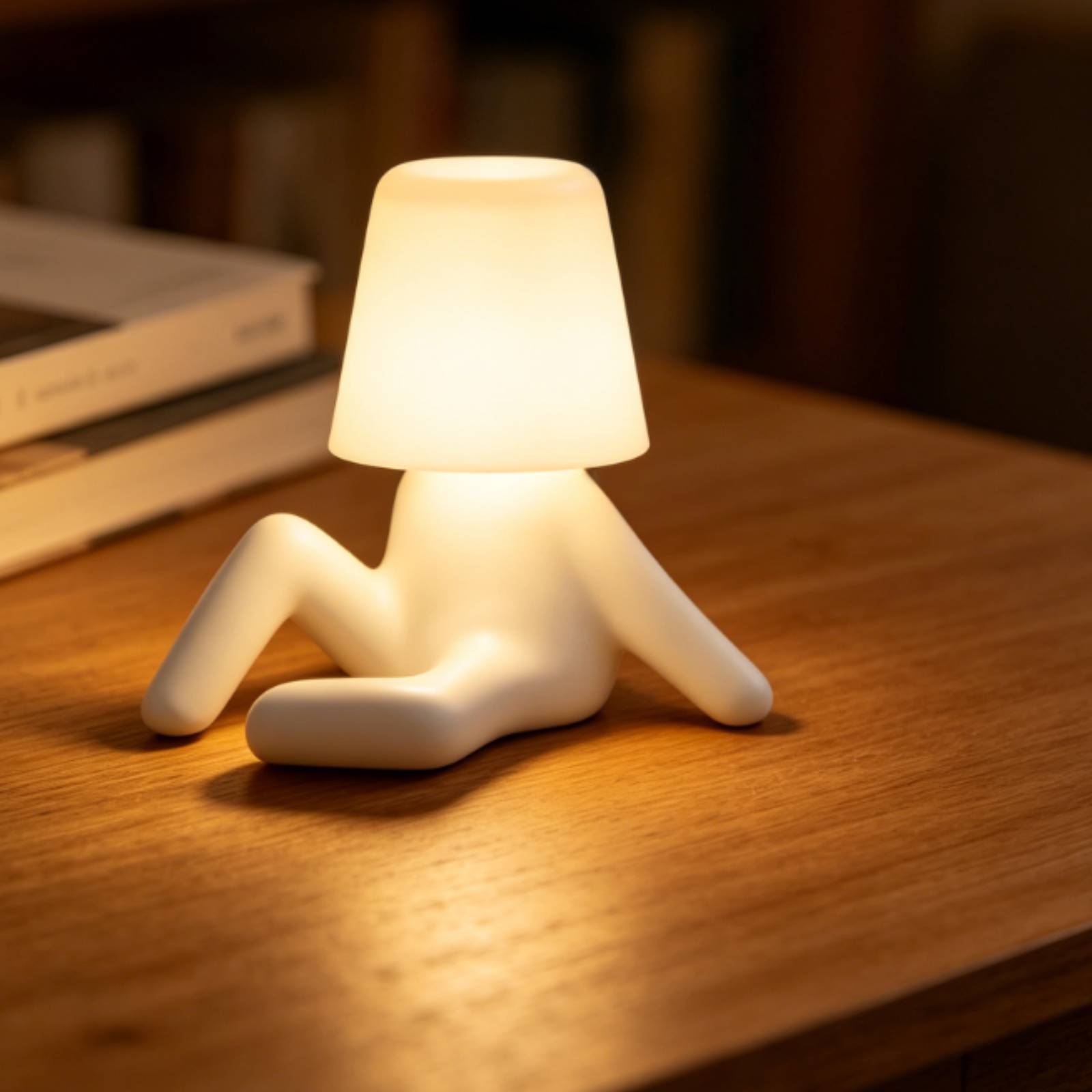 โคมไฟรูปคนนั่ง ทำจากเรซิ่น ABS - Home Office Desk บทวิจารณ์และราคา