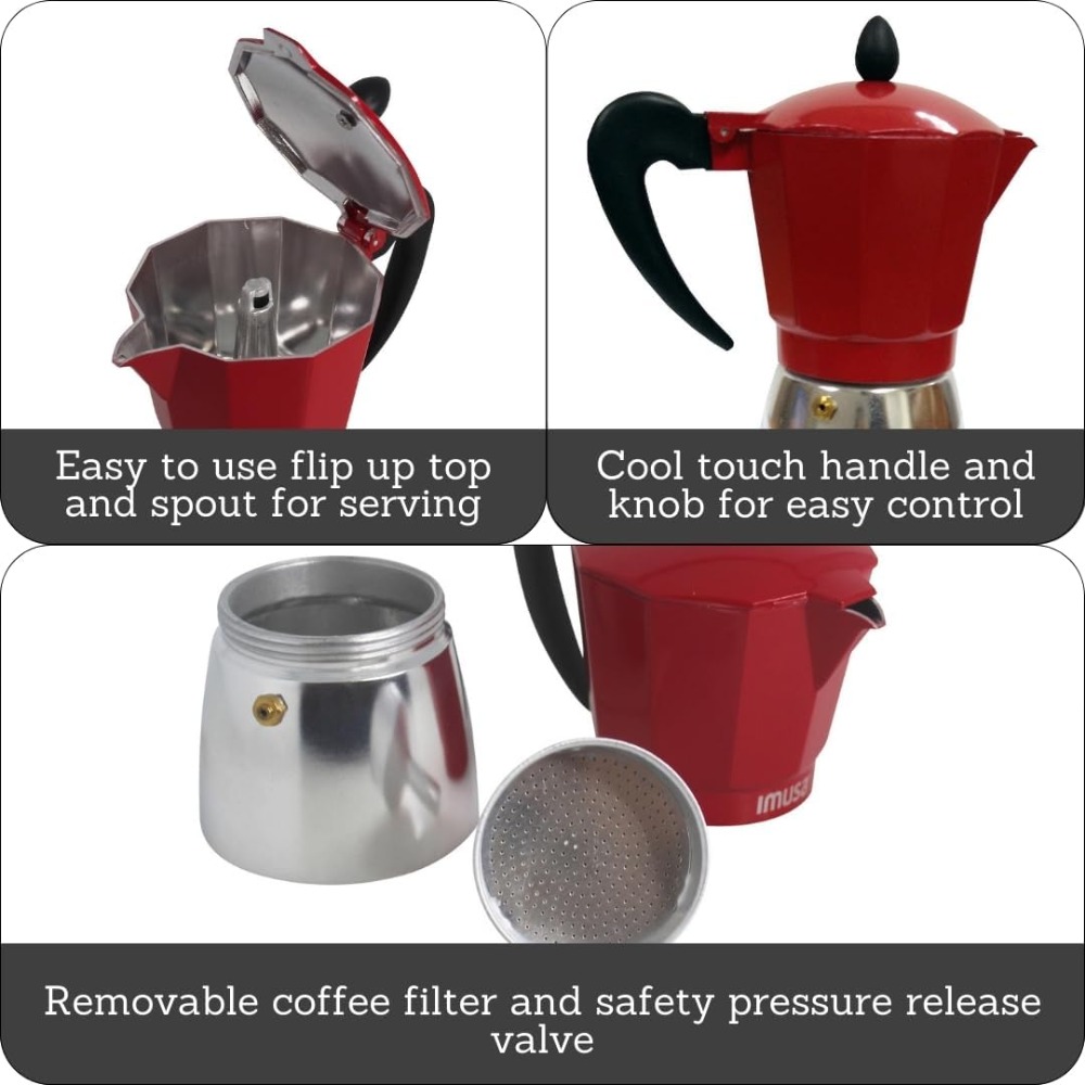 เครื่องชงกาแฟเอสเพรสโซแบบตั้งเ - Home Office Moka บทวิจารณ์และราคา