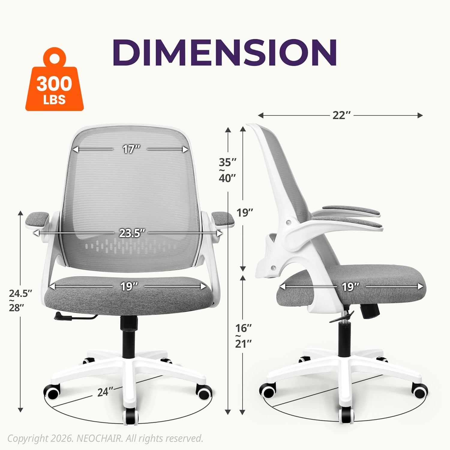 เก้าอี้สำนักงานตาข่ายตามหลักสร - Home Office Desk บทวิจารณ์และราคา