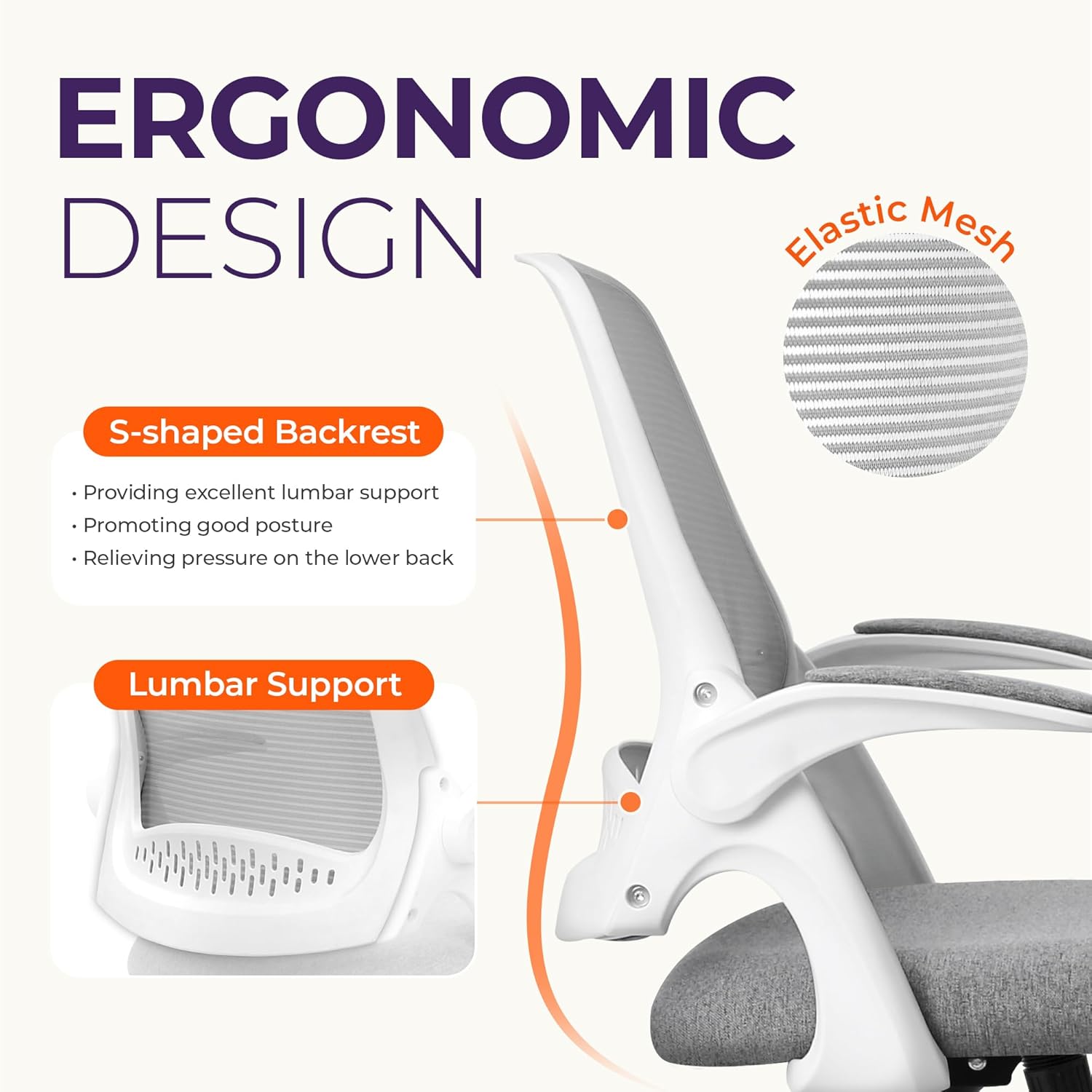 เก้าอี้สำนักงานตาข่ายตามหลักสร - Home Office Desk บทวิจารณ์และราคา