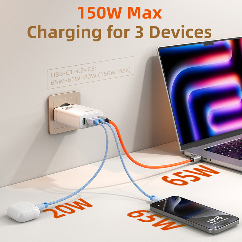 CABLETIME USB C Charger 150W P - Home Office For Mac บทวิจารณ์และราคา