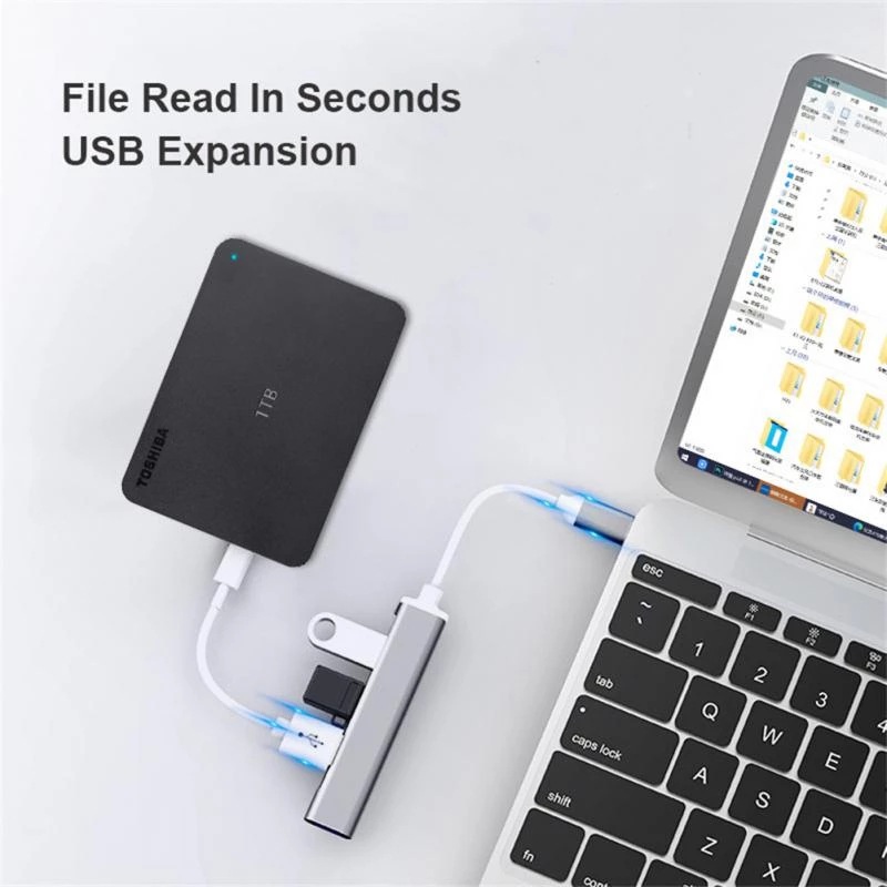 4-in-1 USB C HUB 3.0 ประเภท C  - Home Office For Mac บทวิจารณ์และราคา