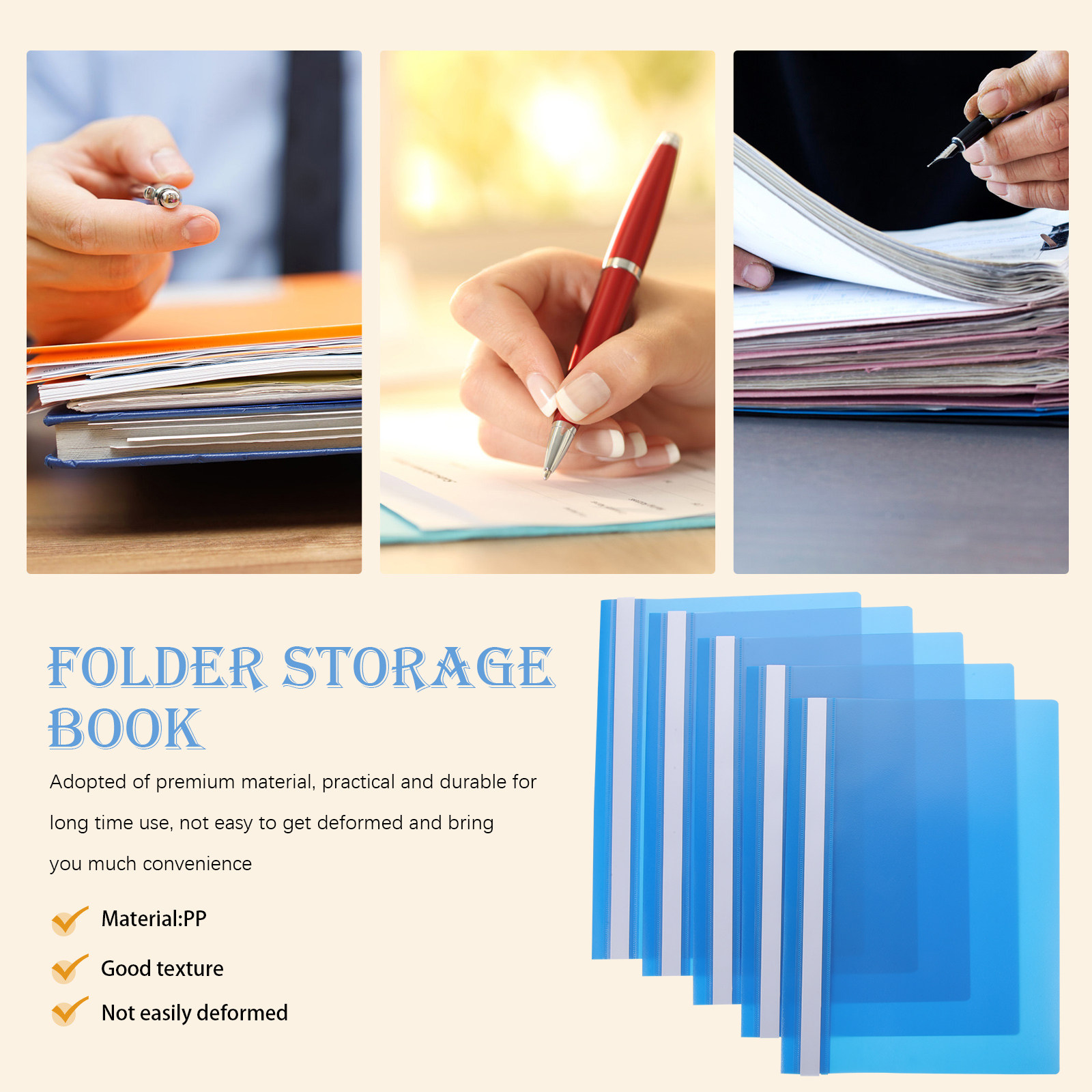 แฟ้มเอกสาร A4 15 ชิ้น ทำจากพลา - Home Office Travel Document บทวิจารณ์และราคา