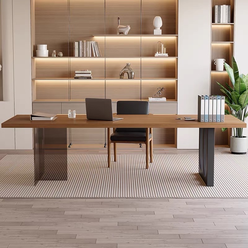 โต๊ะทำงานไม้ลอยน้ำอะคริลิกสไตล - Home Office Desk บทวิจารณ์และราคา