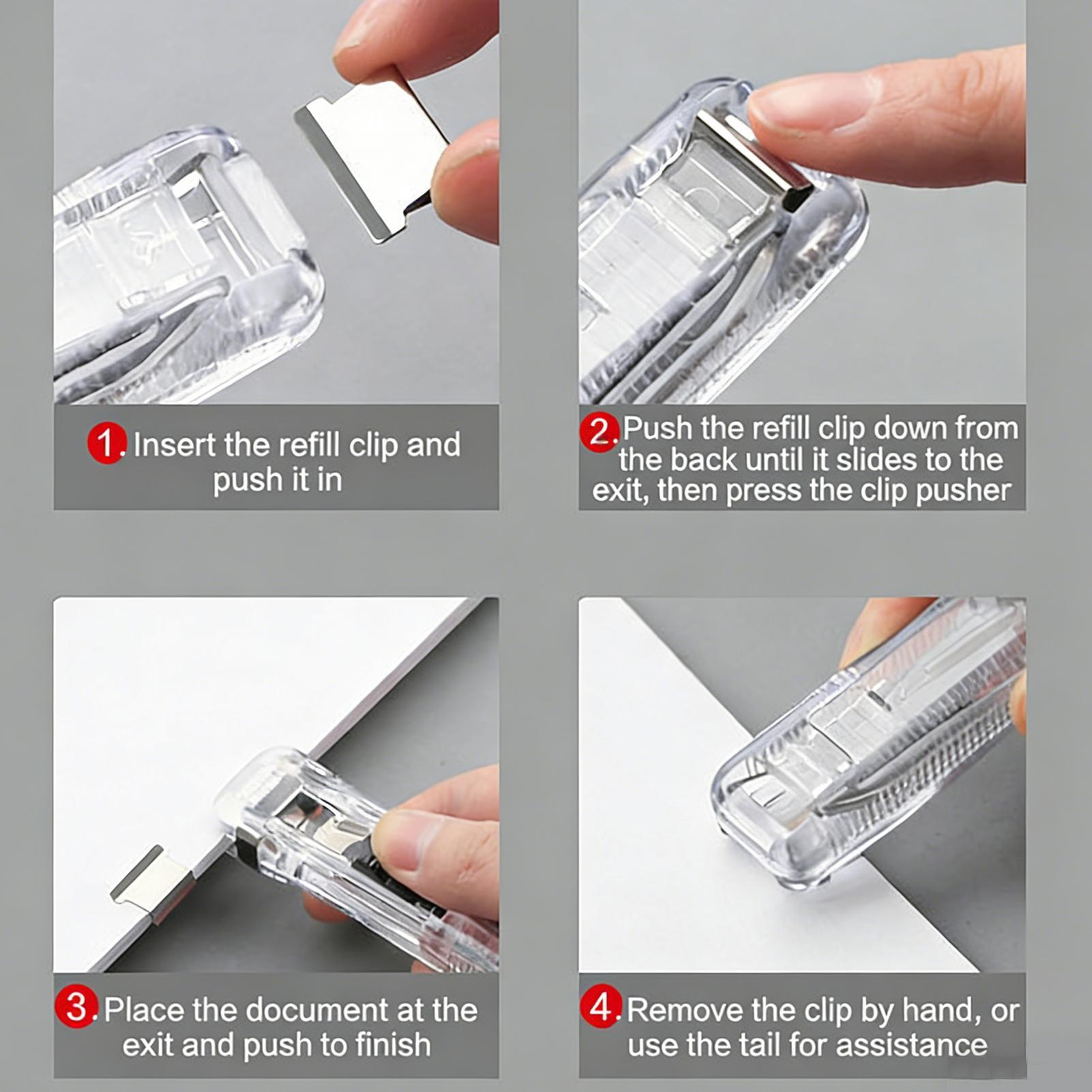 เครื่องเย็บกระดาษแบบพกพา สำหรั - Home Office Travel Document บทวิจารณ์และราคา