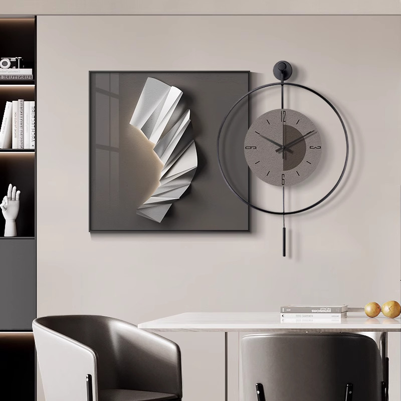นาฬิกาแขวนผนังดีไซน์ทันสมัยสีด - Home Office Interior Design บทวิจารณ์และราคา