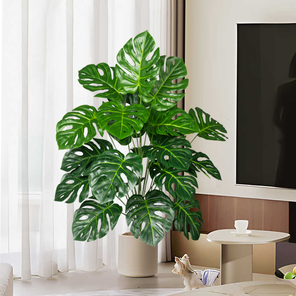 70-100 ซม.ประดิษฐ์ Monstera Tr - Home Office Word บทวิจารณ์และราคา