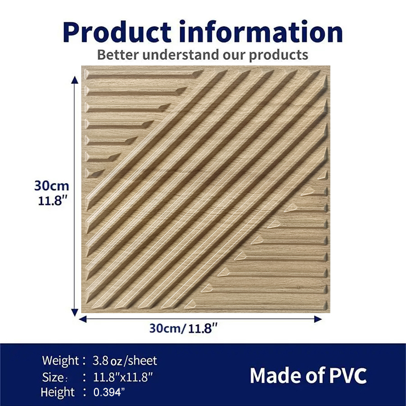 12 ชิ้น 3D ผนัง 30x30 เซนติเมต - Home Office Background บทวิจารณ์และราคา