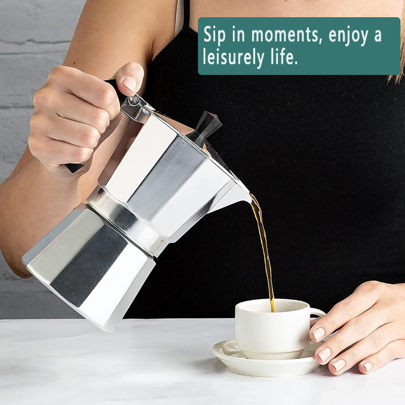 เครื่องชงกาแฟเอสเพรสโซแบบอิตาเ - Home Office Moka บทวิจารณ์และราคา