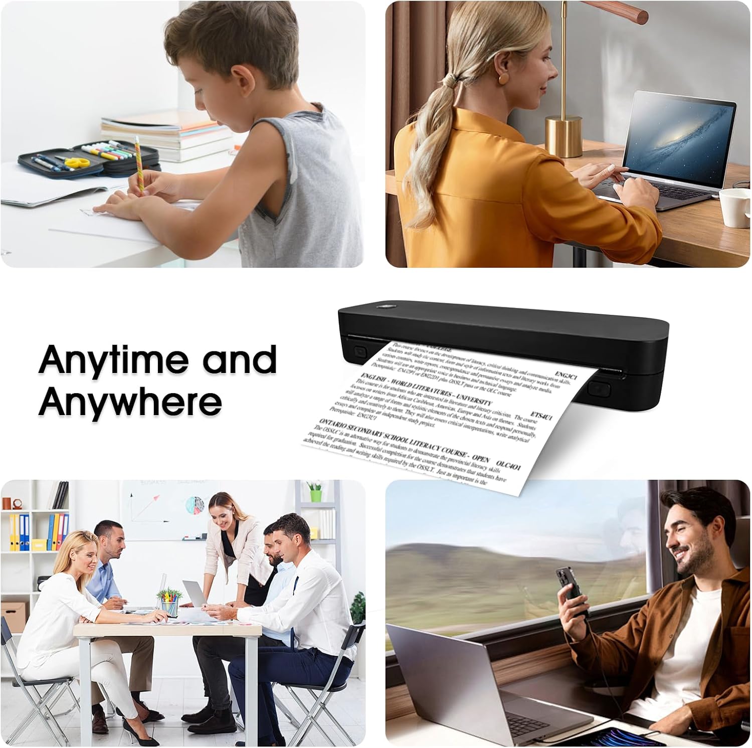 เครื่องพิมพ์ความร้อน A4 แบบพกพ - Home Office Travel Document บทวิจารณ์และราคา