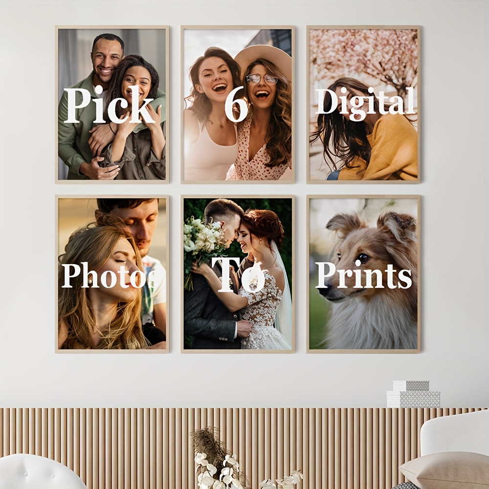 6 ชิ้น/ชุด ภาพพิมพ์บนผ้าใบแบบก - Home Office Photos บทวิจารณ์และราคา