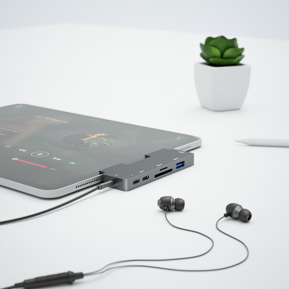 OUTMIX USB C Hub ถึง 4K HDMI อ - Home Office For Mac บทวิจารณ์และราคา