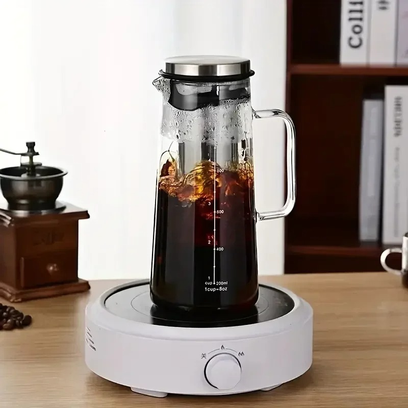 หม้อแก้วสำหรับชงกาแฟเย็นพร้อมต - Home Office Moka บทวิจารณ์และราคา